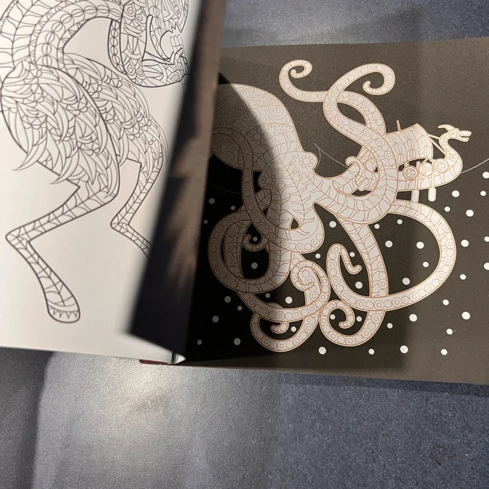 FABULOUS BEASTS: Night and Day Adult Coloring Book NEW - Picture 7 of 14
